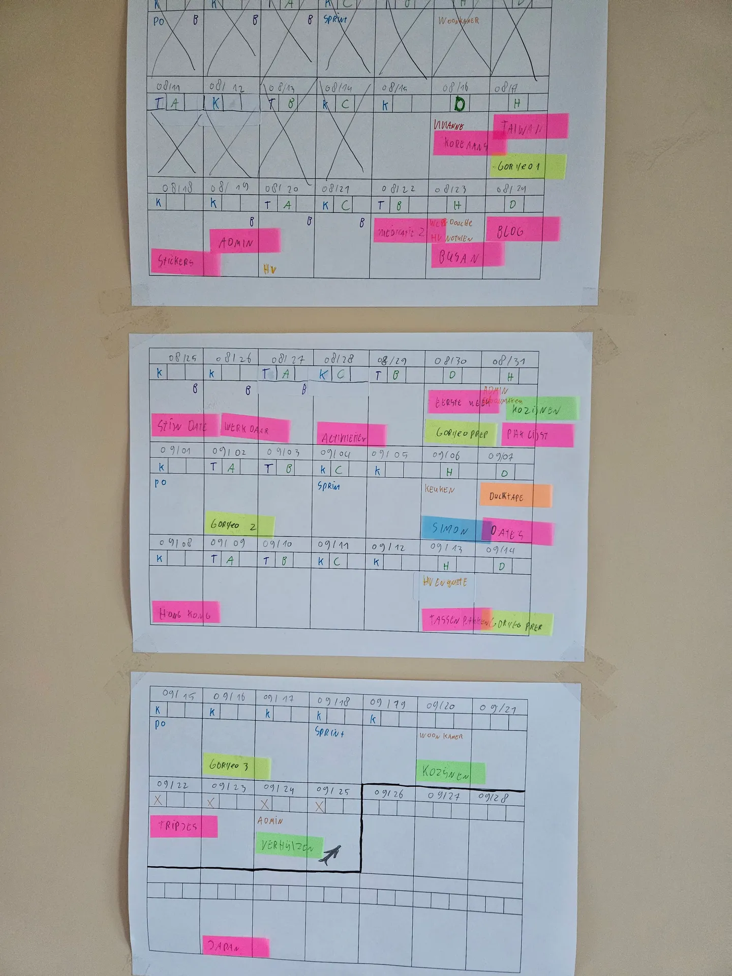 Travel photos from The weeks before: Prepping, Planning and Too Much Painting 1